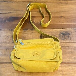 Kipling Women's Backpack in Yellow shoulder bag